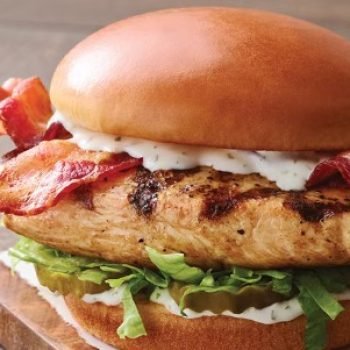 Grilled bacon chicken