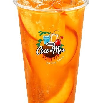 Peach Passion Boba Tea