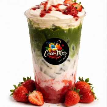 strawberry shortcake matcha